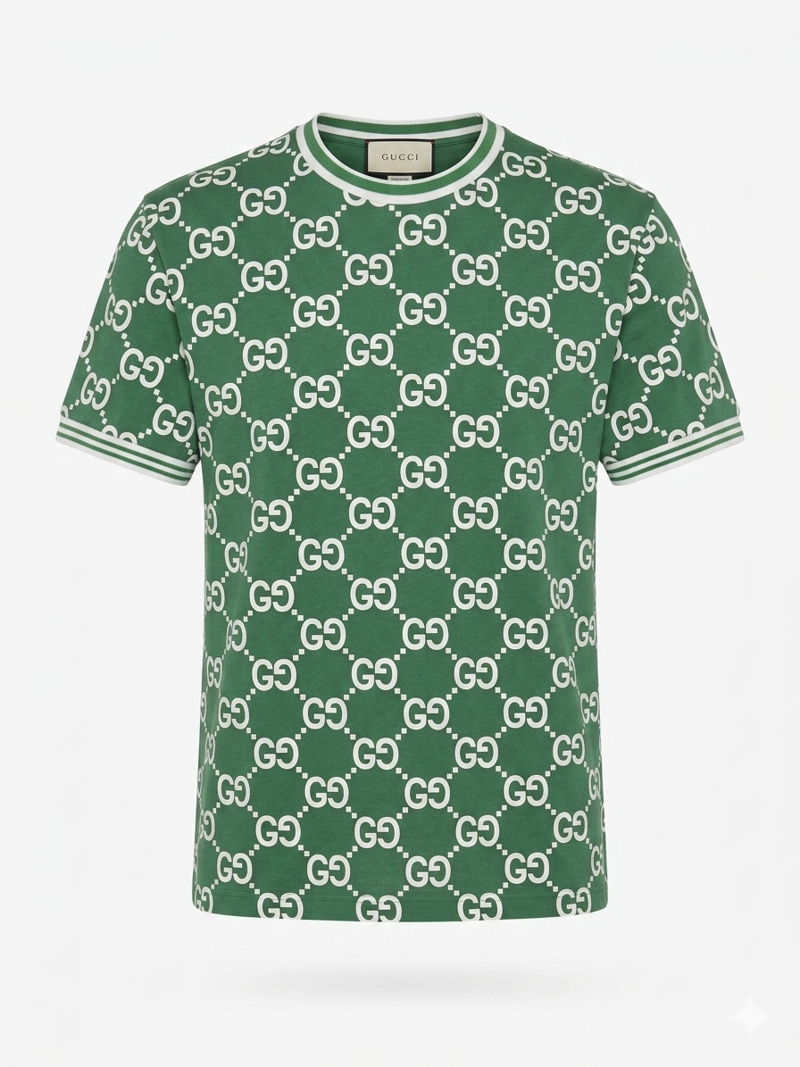 Gucci T-Shirt Cotton Fabric Made in Turkey