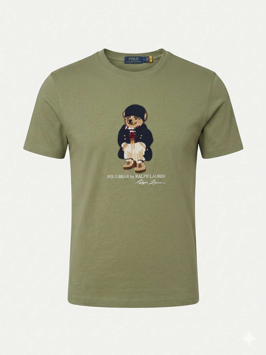 Polo Ralph Lauren T-Shirt Cotton Fabric Made in Turkey