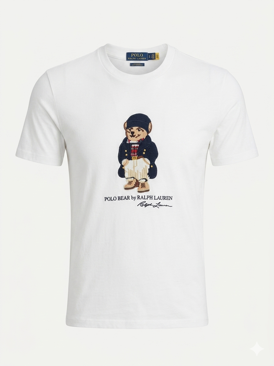 Polo Ralph Lauren T-Shirt Cotton Fabric Made in Turkey