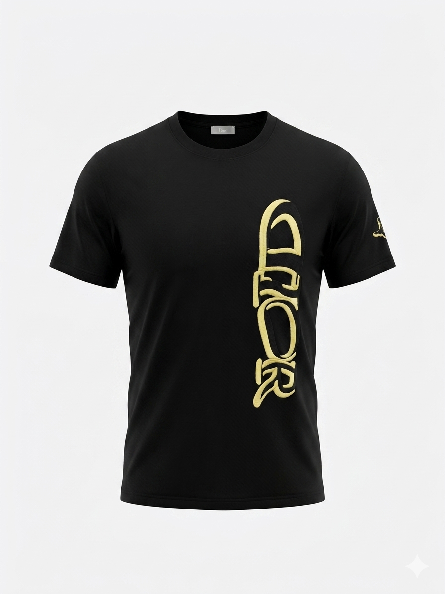 DIOR T-Shirt Cotton Fabric Made in Turkey
