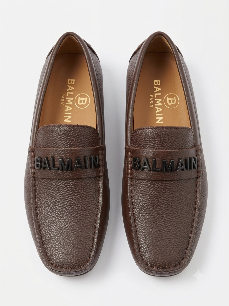Balmain Paris Driving Loafers
