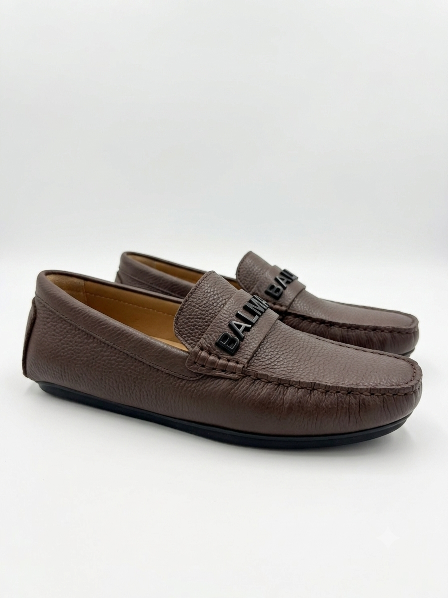 Balmain Paris Driving Loafers