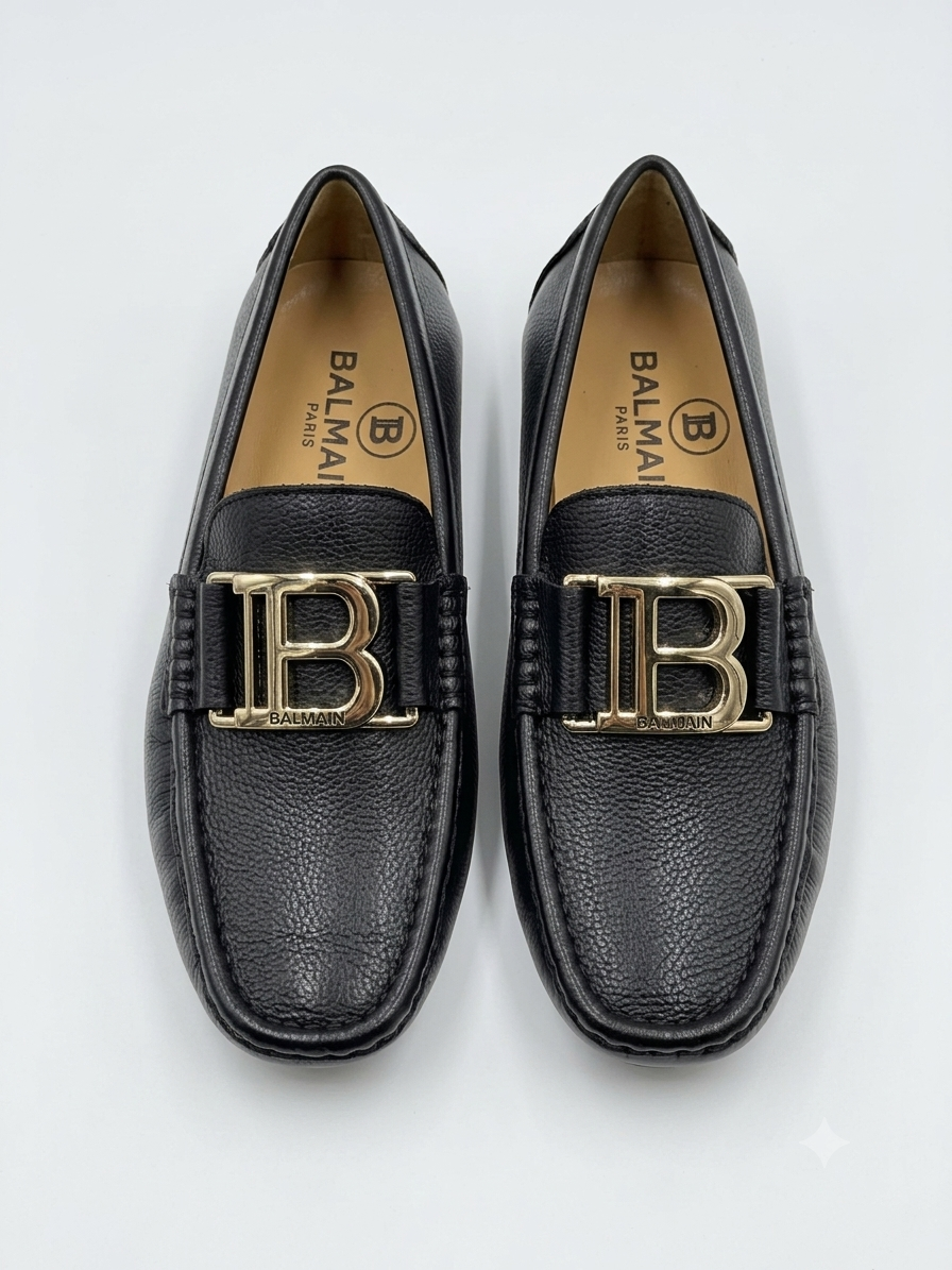 Balmain Paris Driving Loafers