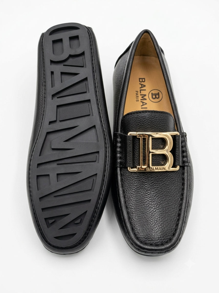 Balmain Paris Driving Loafers