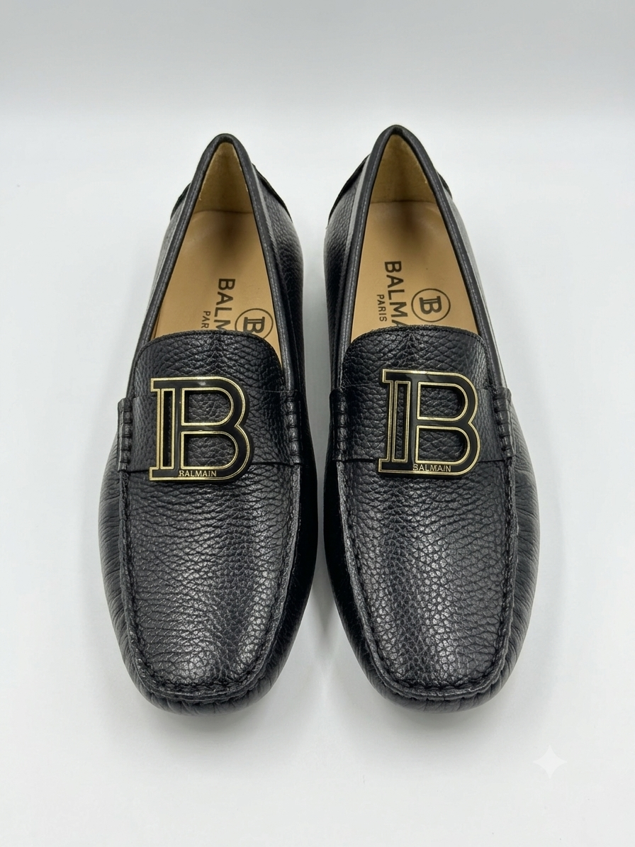 Balmain Paris Driving Loafers
