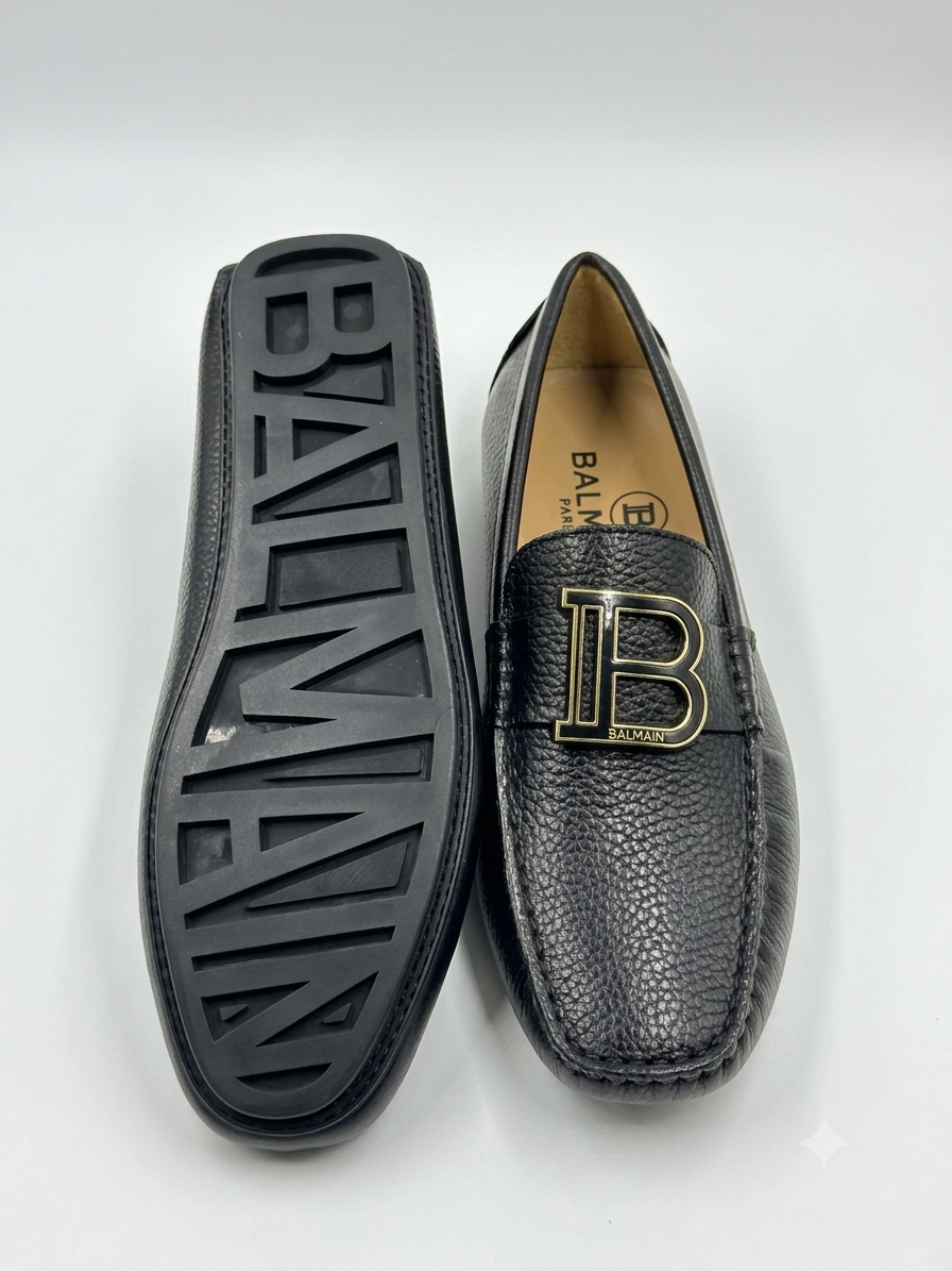 Balmain Paris Driving Loafers