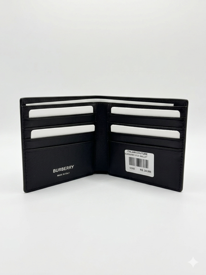 Burberry Check Saffiano Bifold Wallet 1 :1 Grade Quality