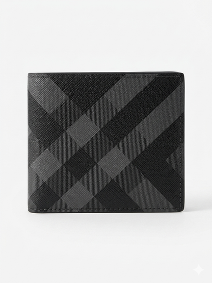 Burberry Check Saffiano Bifold Wallet 1 :1 Grade Quality