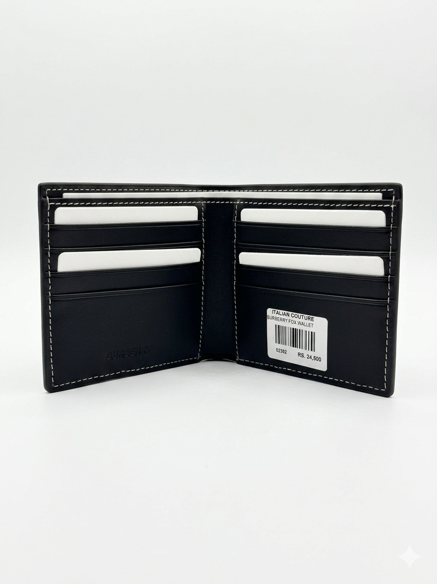 Burberry Two-Tone Exaggerated Check Bifold Wallet 1 :1 Grade Quality
