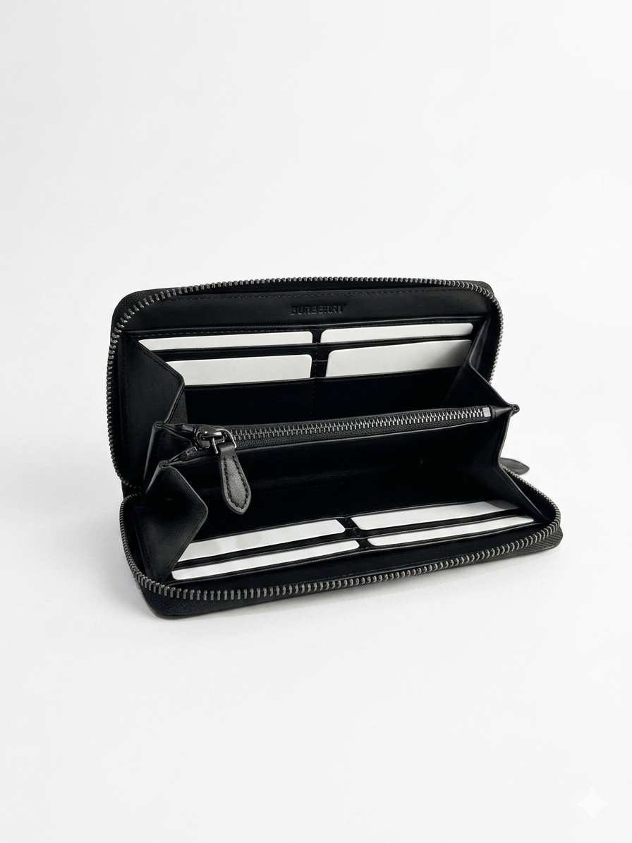 Burberry Check Continental Zip-Around Wallet 1 :1 Grade Quality
