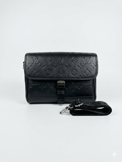 Louis Vuitton Monogram Empreinte Black Messenger Bag