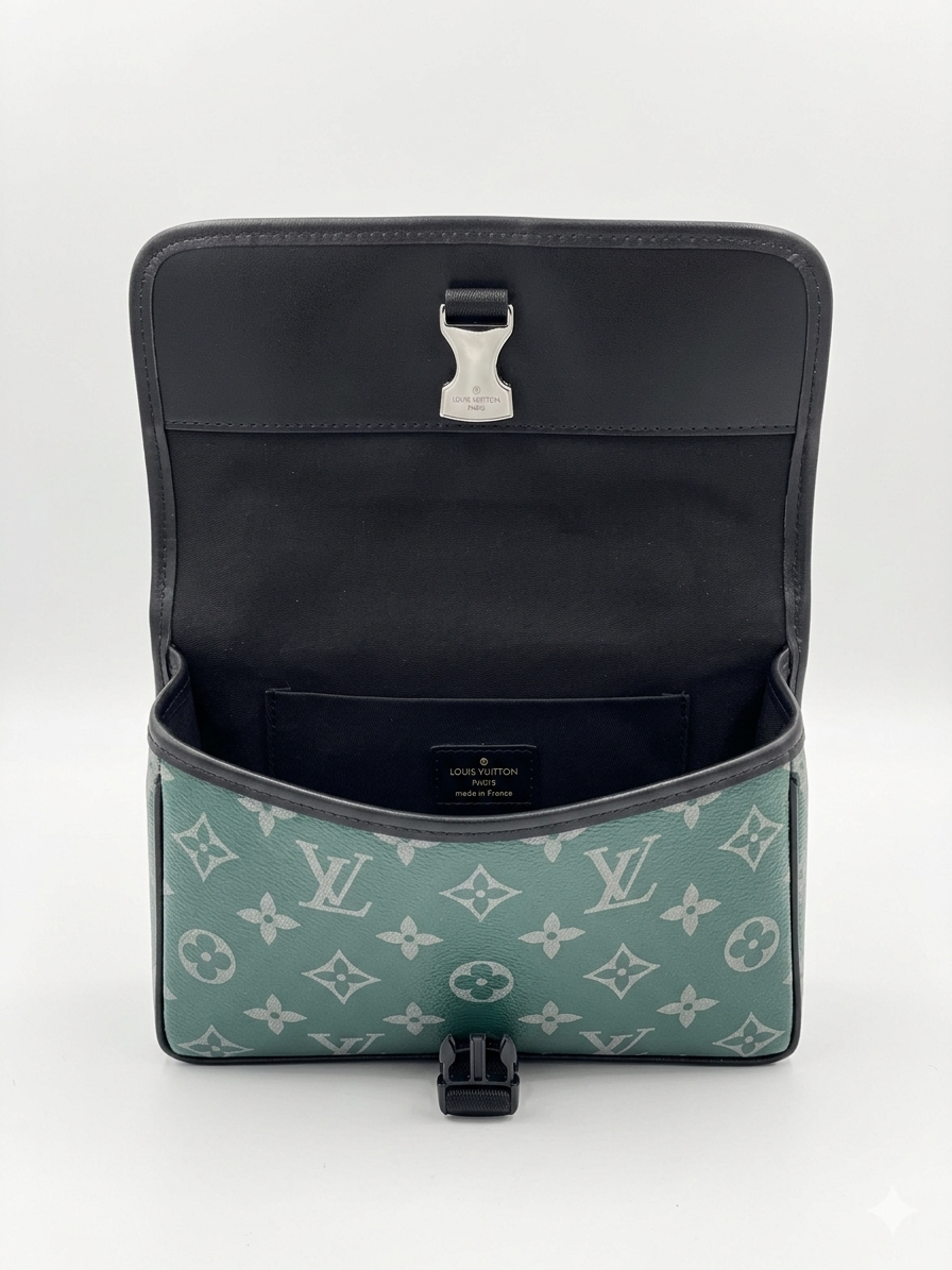 Louis Vuitton Monogram Graphic Green Messenger Bag