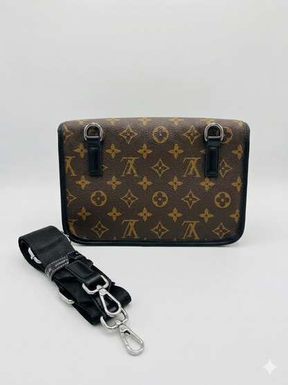 Louis Vuitton Monogram Macassar S-Lock Messenger Bag