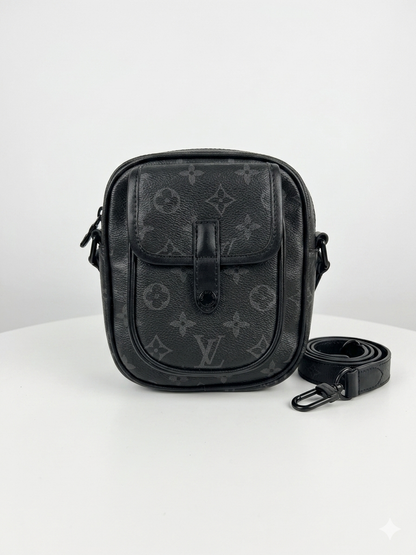 Louis Vuitton Monogram Eclipse Wearable Wallet Messenger Bag