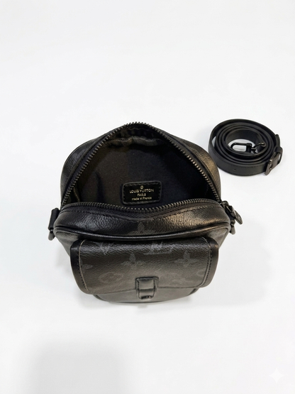 Louis Vuitton Monogram Eclipse Wearable Wallet Messenger Bag