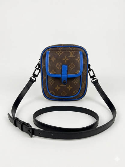 Louis Vuitton Monogram Macassar S-Lock Messenger Bag