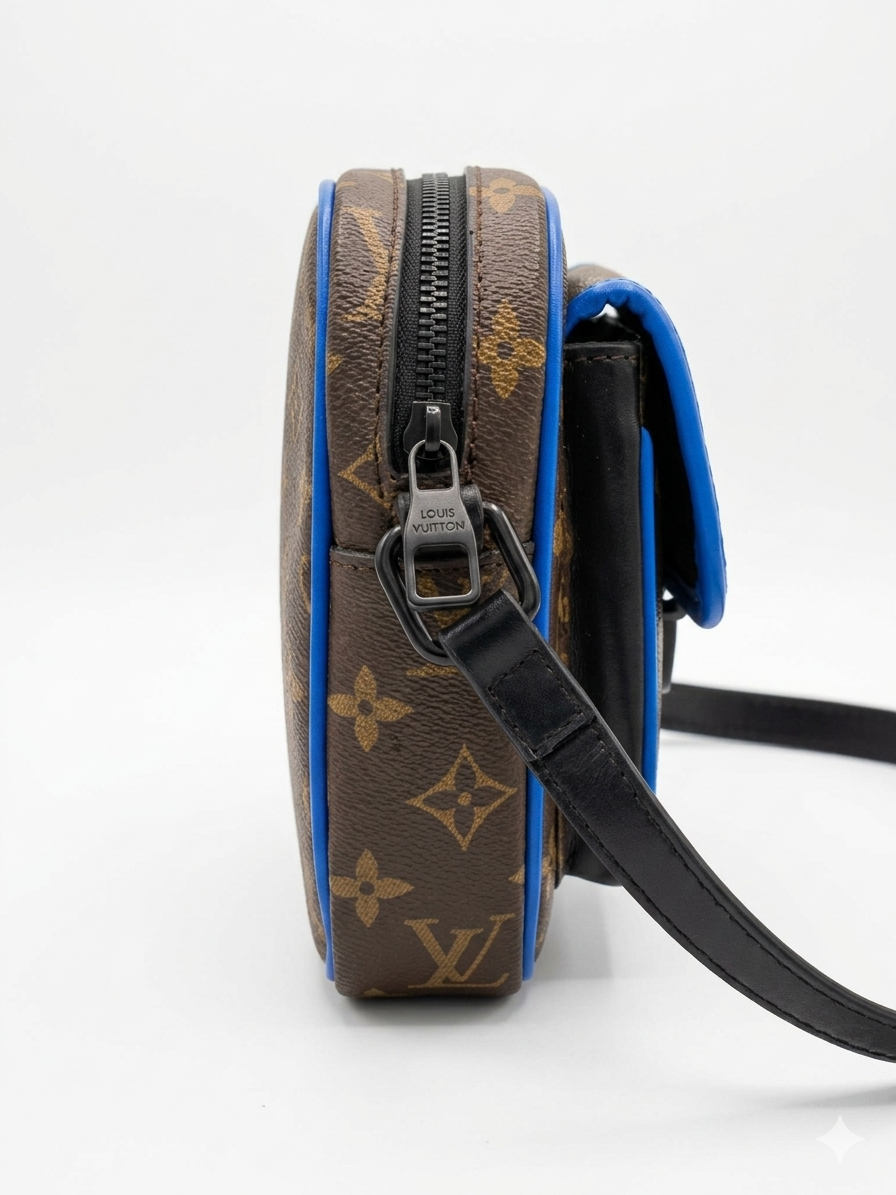 Louis Vuitton Monogram Macassar S-Lock Messenger Bag