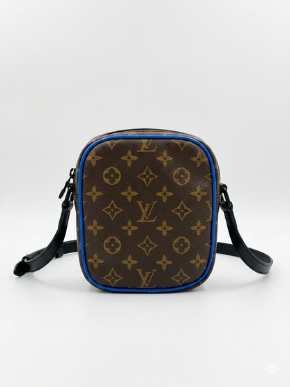 Louis Vuitton Monogram Macassar S-Lock Messenger Bag