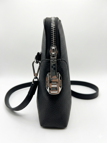 Ferragamo Textured Grained Wristlet Clutch