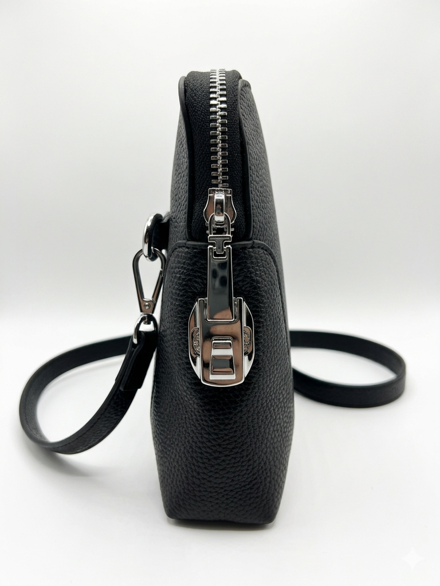 Ferragamo Textured Grained Wristlet Clutch