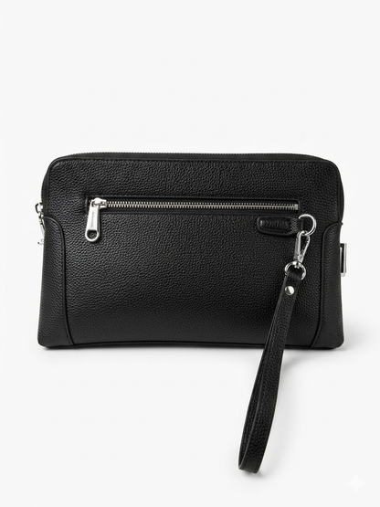 Burberry Embossed Check & Equestrian Knight Clutch