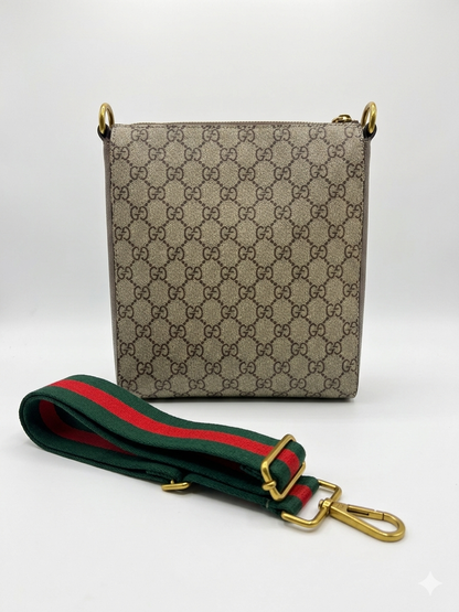 Gucci GG Supreme Tiger & Botanical Messenger Bag