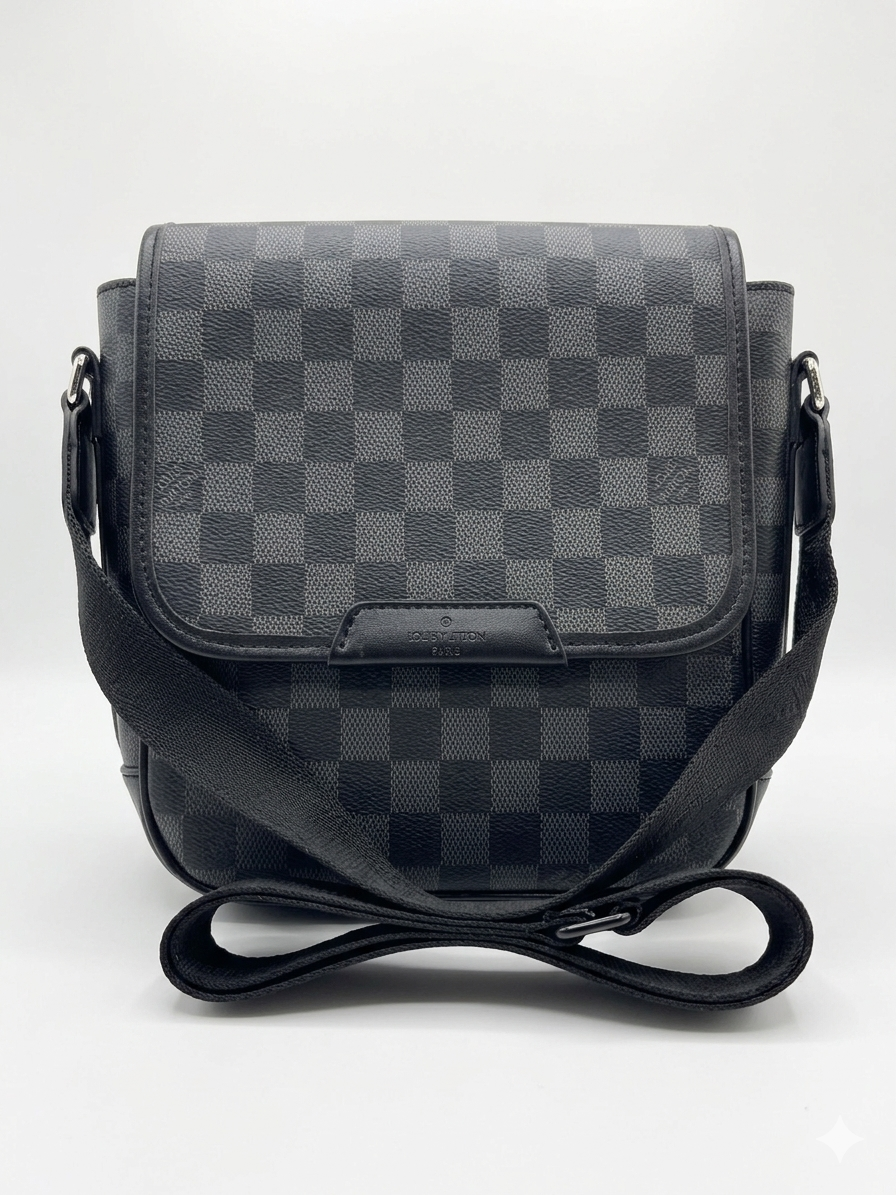 Louis Vuitton Damier Graphite District Messenger Bag
