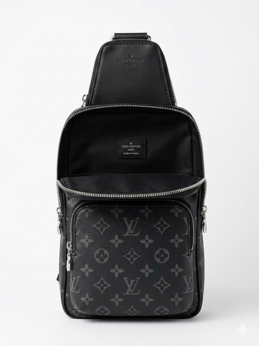 Louis Vuitton Monogram Eclipse Multi-Pocket Sling Bag