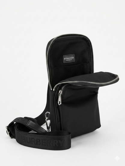 Burberry Monochrome Nylon Sling Bag