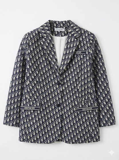 Christian Dior Oblique Motif Blazer