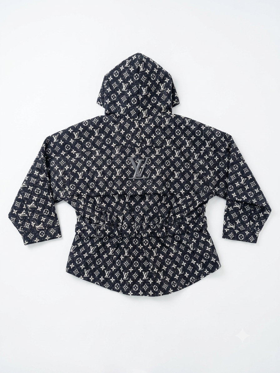 Monogram Statement Hooded Jacket