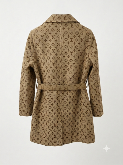 Louis Vuitton Monogram Double-Breasted Trench Coat