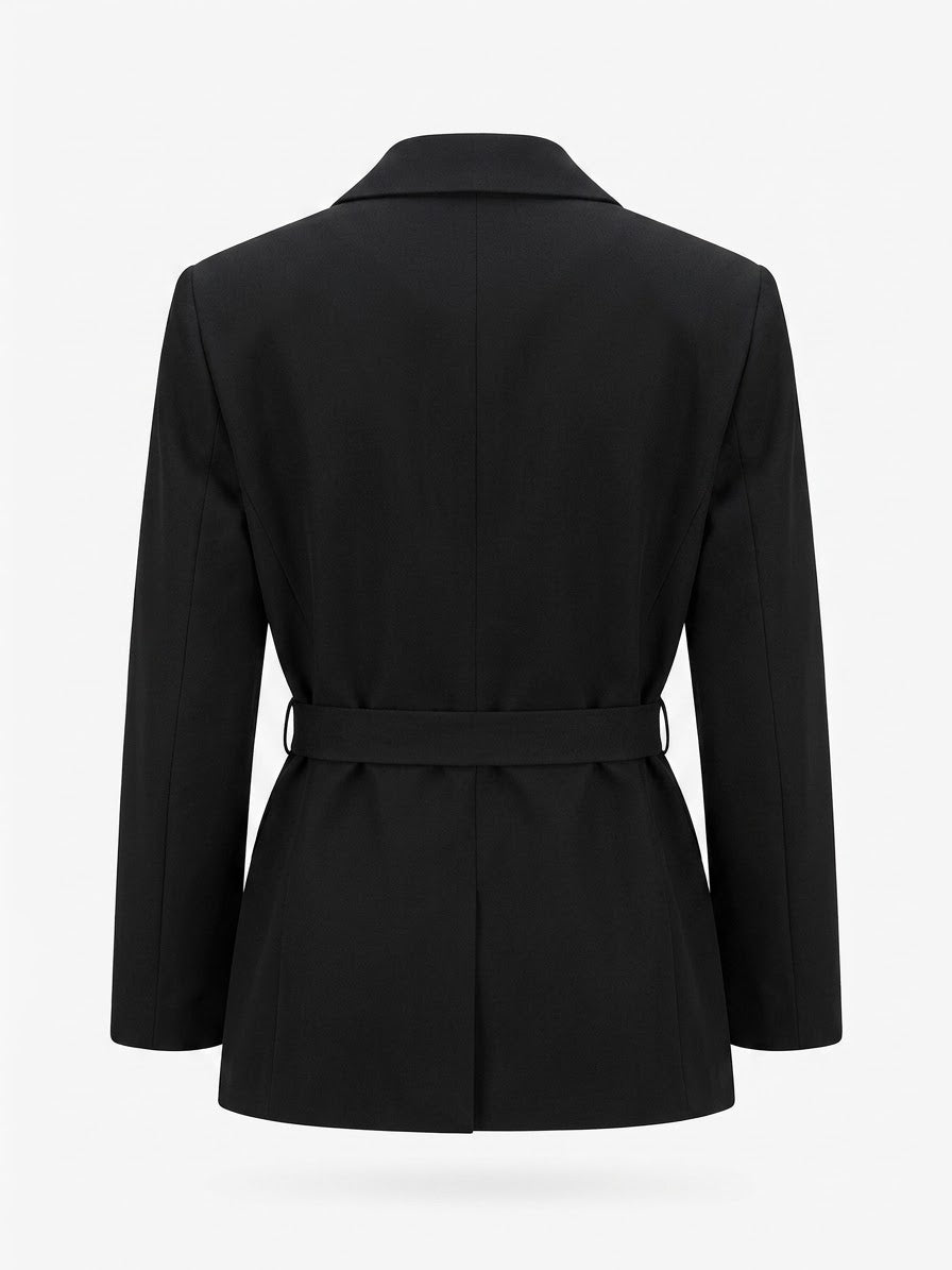 Prada Double-Breasted Belted Blazer