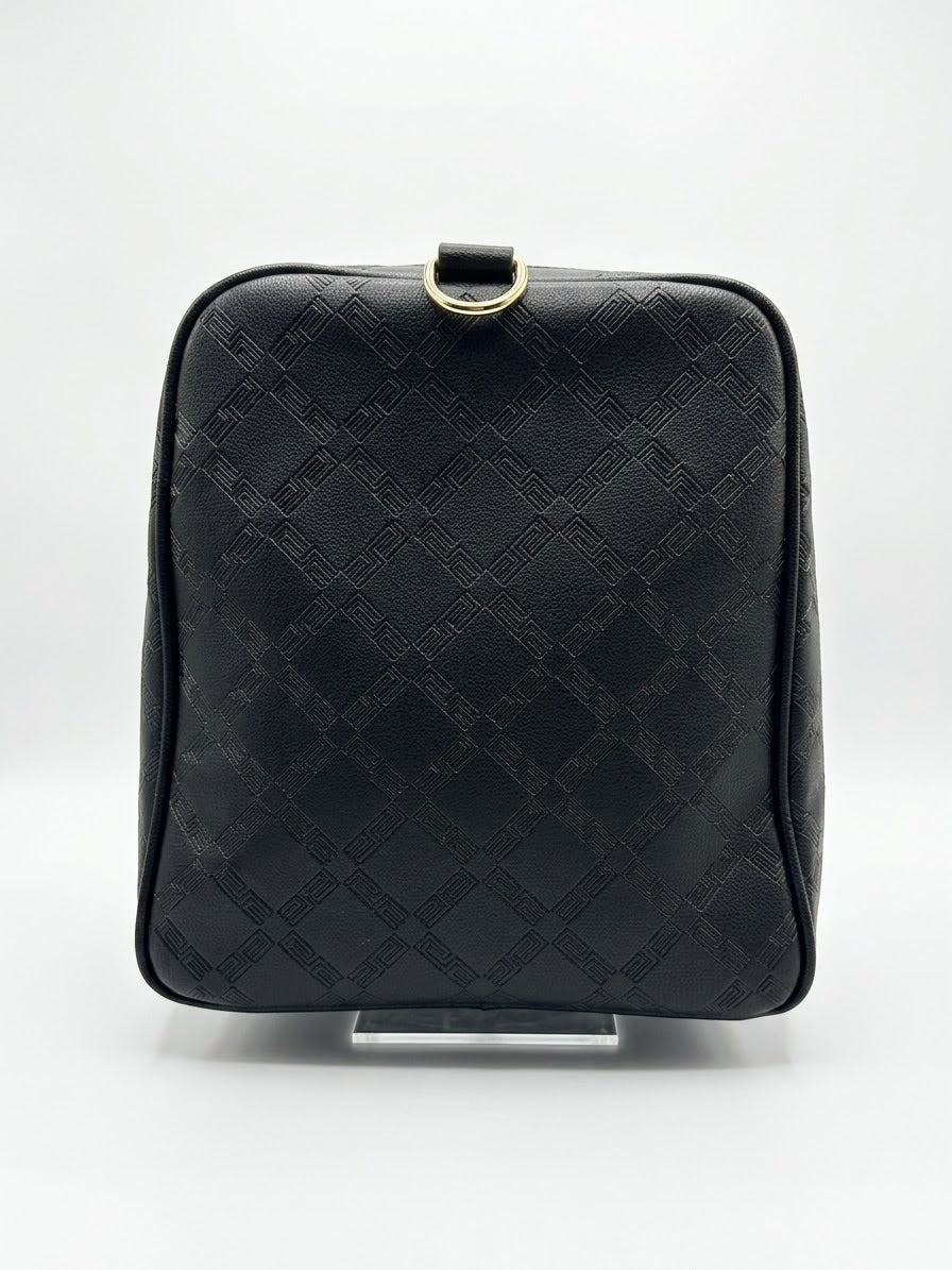 Versace Medusa Greca Embossed Duffle Bag