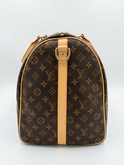 Louis Vuitton Monogram Keepall Bandoulière Duffle Bag