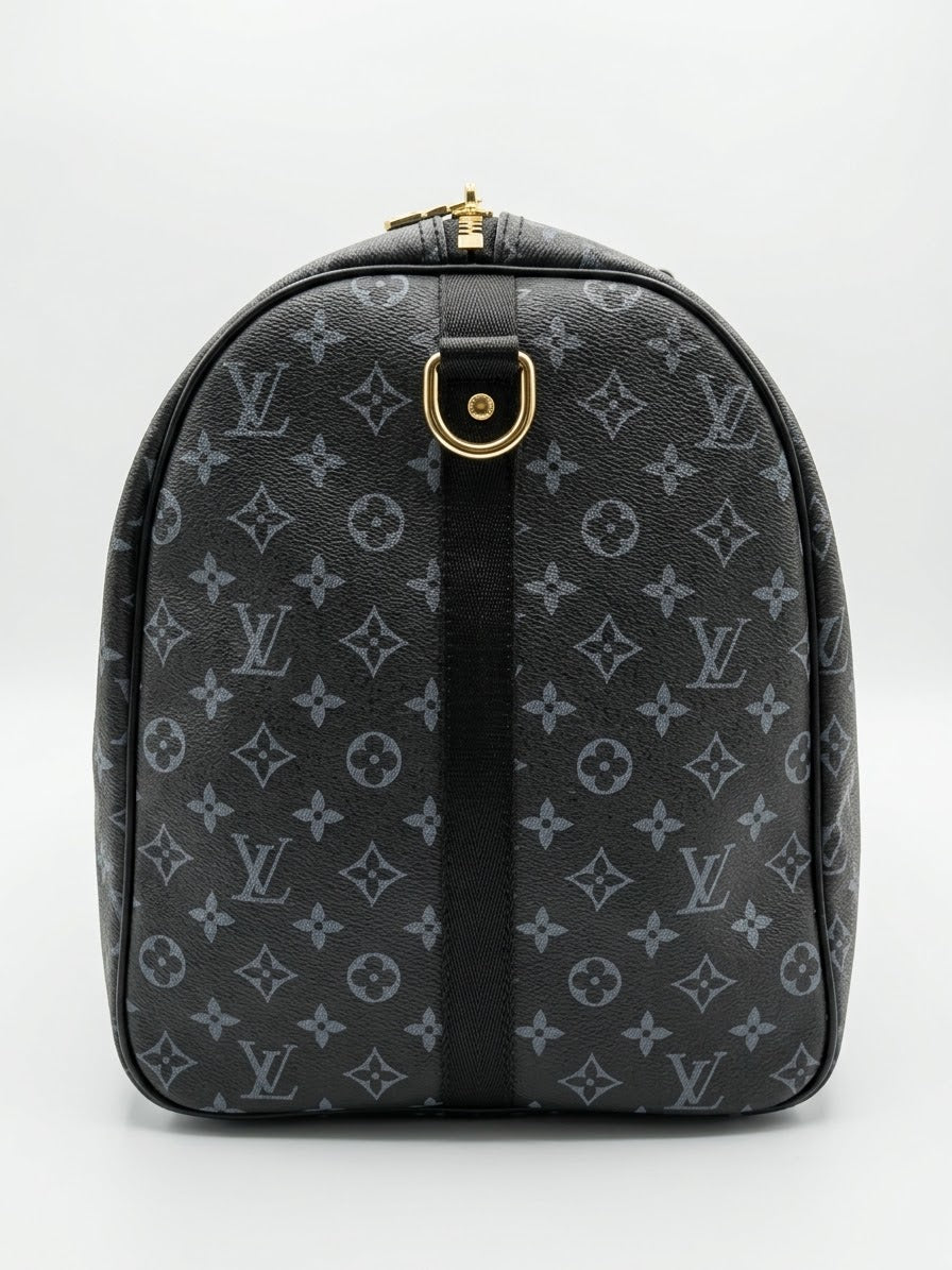Louis Vuitton Monogram Eclipse Keepall Bandoulière Duffle Bag
