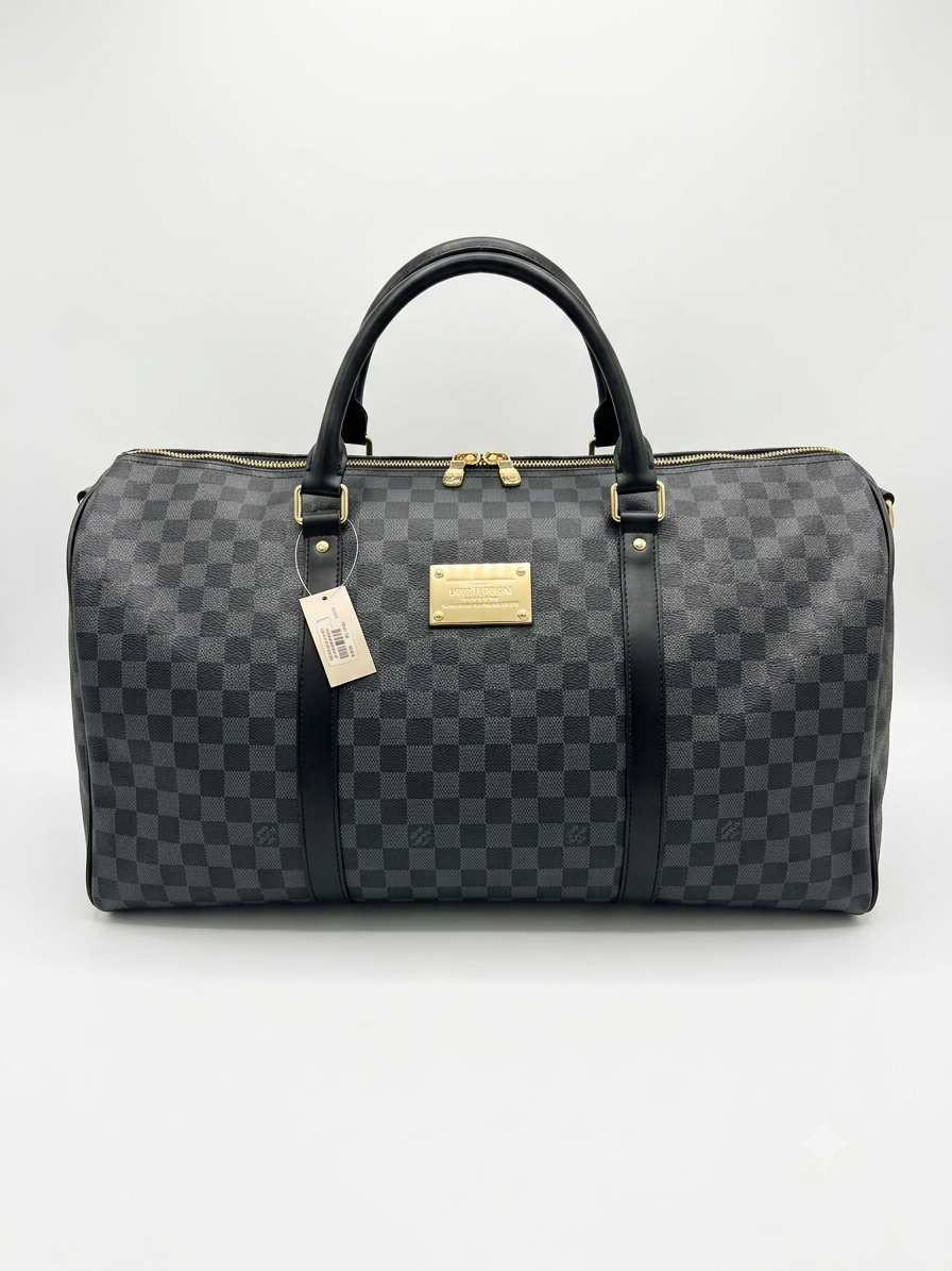 Louis Vuitton Keepall Damier Graphite Duffle Bag