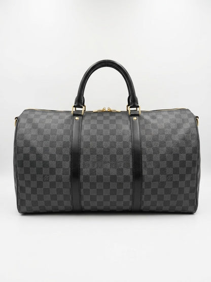 Louis Vuitton Keepall Damier Graphite Duffle Bag
