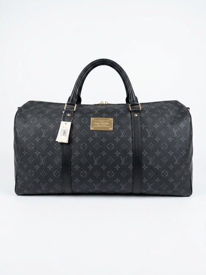 Louis Vuitton Monogram Eclipse Keepall Duffel Bag