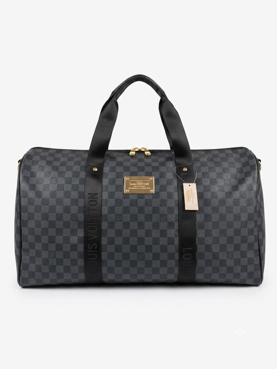 Louis Vuitton Damier Cobalt Keepall Duffel Bag