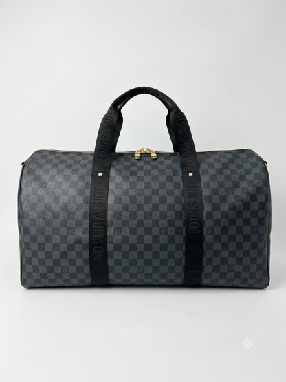 Louis Vuitton Damier Cobalt Keepall Duffel Bag