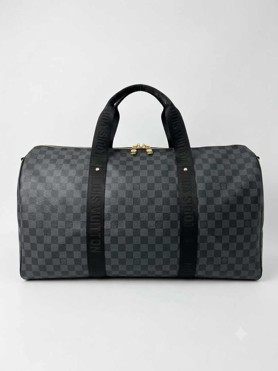 Louis Vuitton Damier Cobalt Keepall Duffel Bag