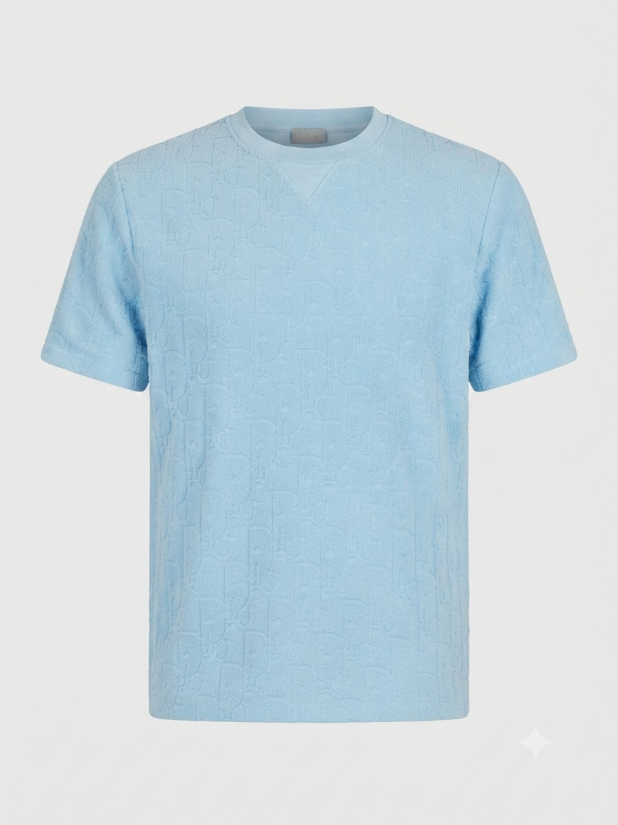 Dior Oblique Toweling Terry T-Shirt Made in China