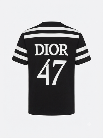 Christian Dior '47' Varsity T-Shirt Made in China